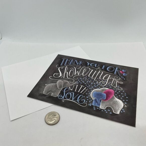 Baby Shower Thank You Note Card Set NWT Primitives by Kathy - Picture 7 of 11